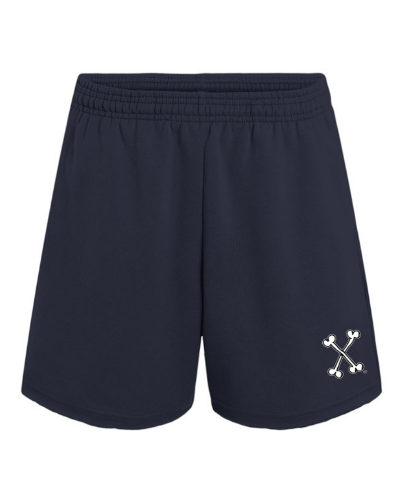Raw-Edge Bone Shorts