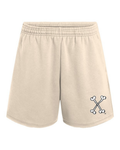 Raw-Edge Bone Shorts