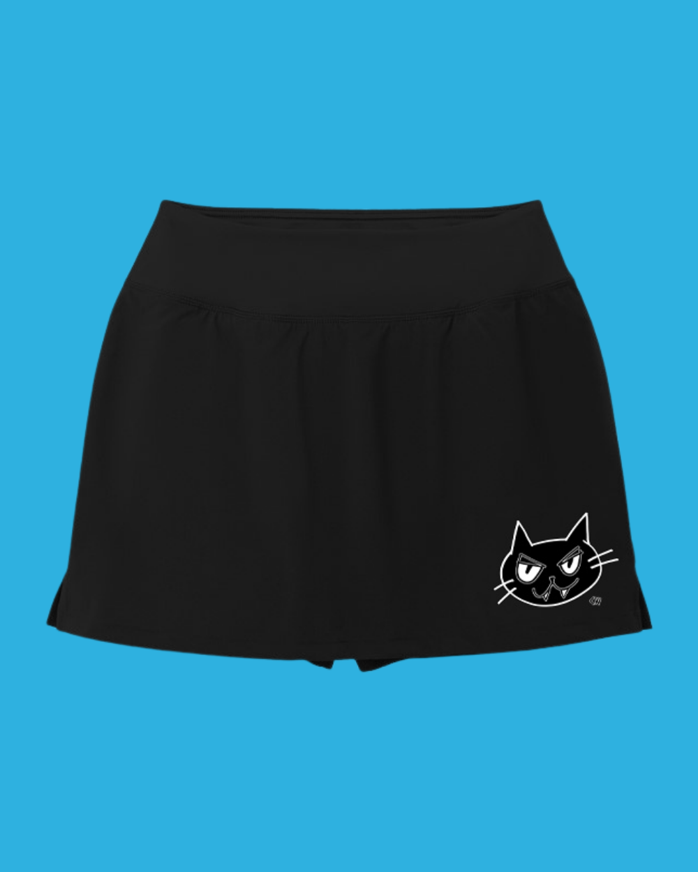 [Sample Sale] Cat Skort - Black (4XL)