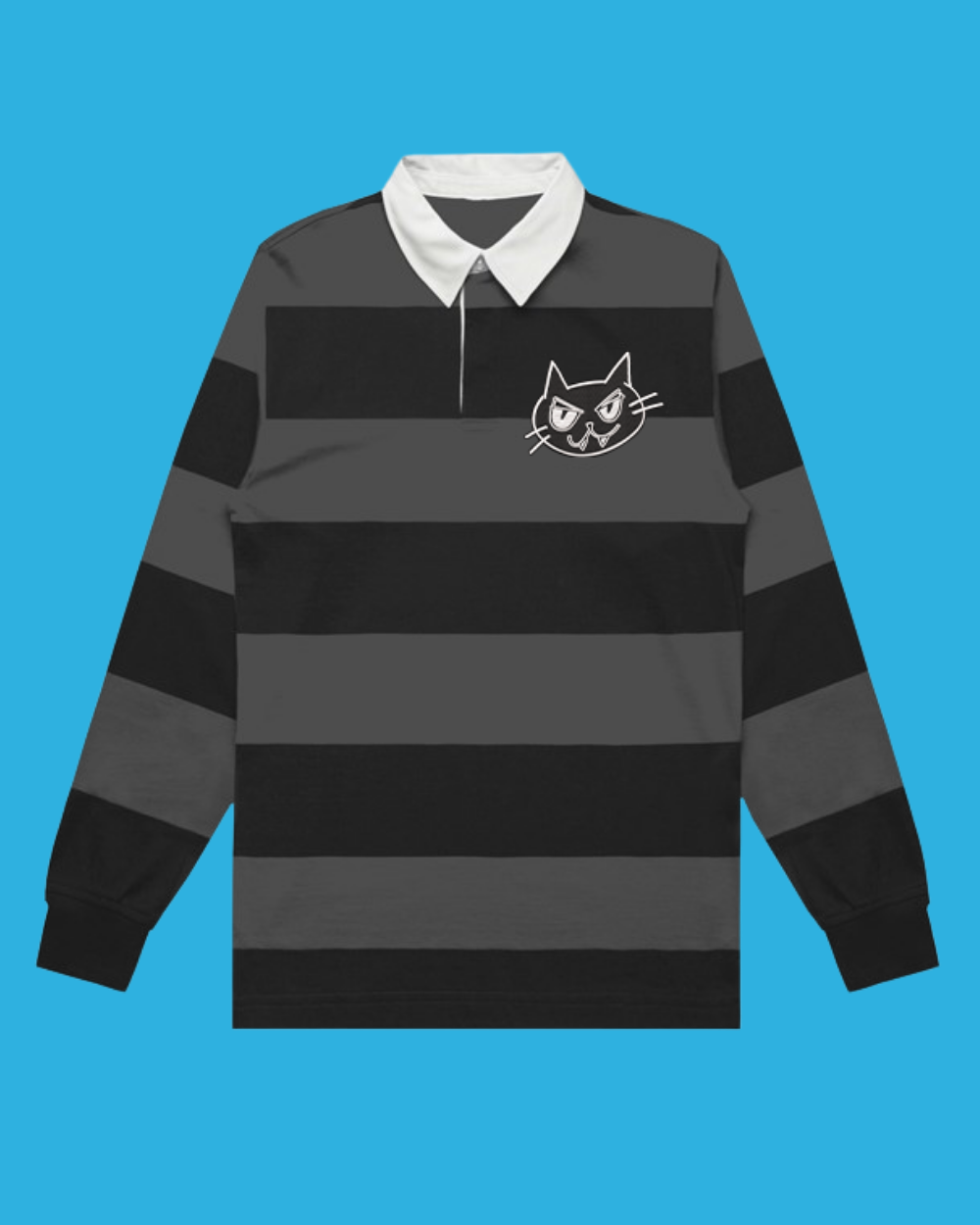 [Sample Sale] L/S Cat Rugby Jersey (S)