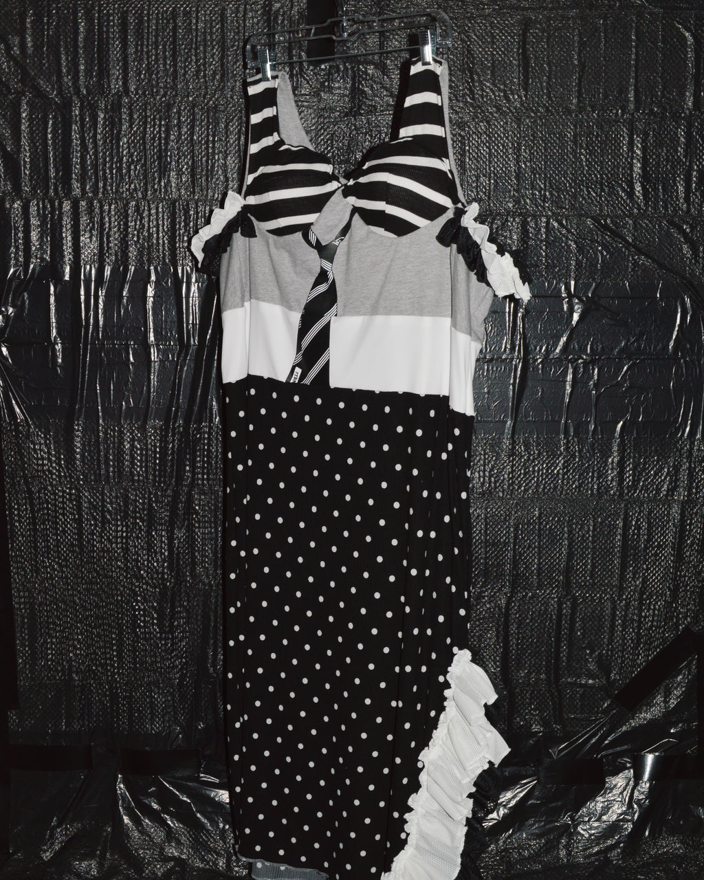 [Sample Sale] Trompe L'oeil Tie Dress