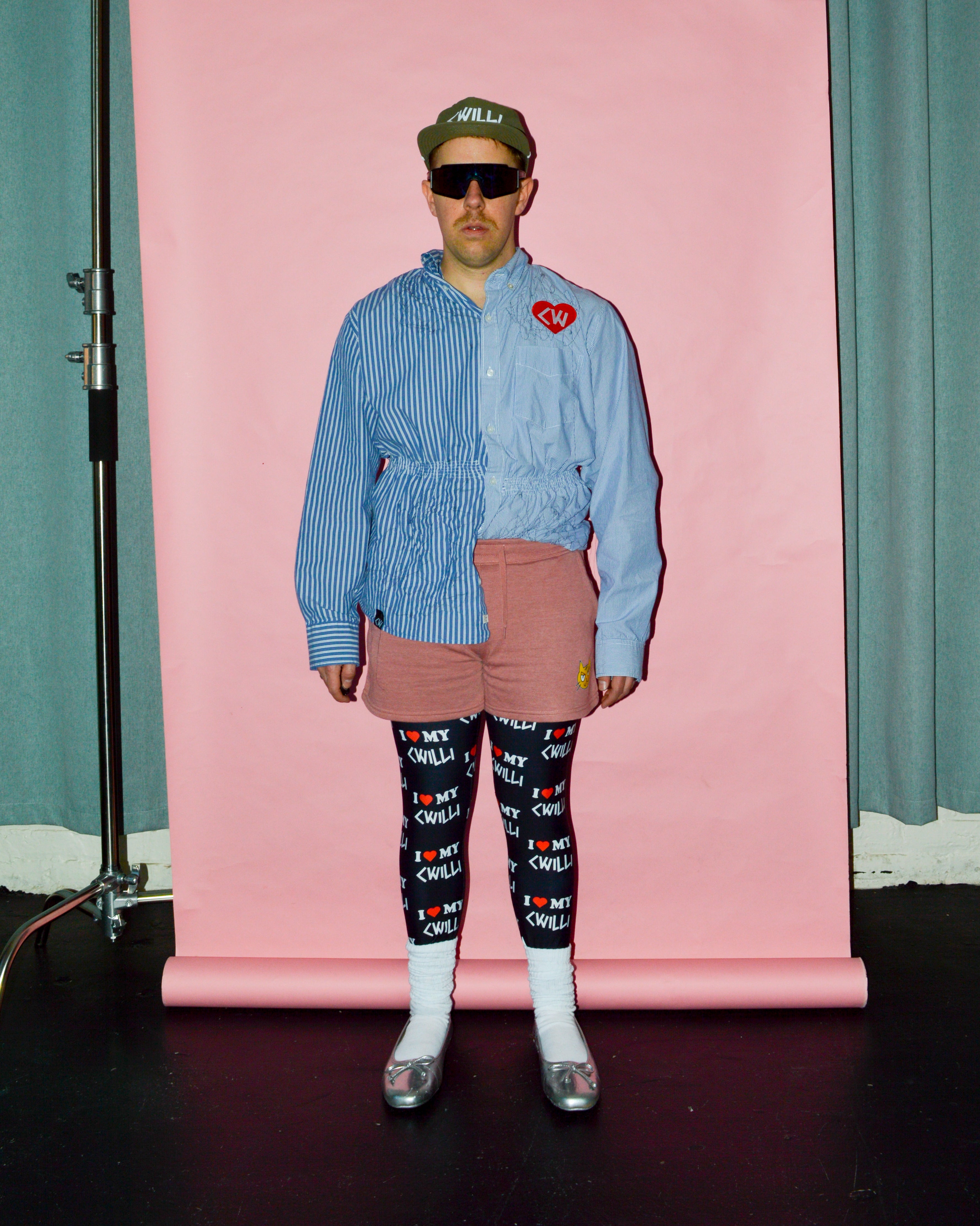 Shirred Button-Down Shirt 02
