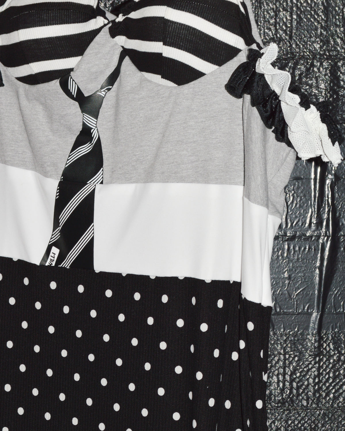 [Sample Sale] Trompe L'oeil Tie Dress