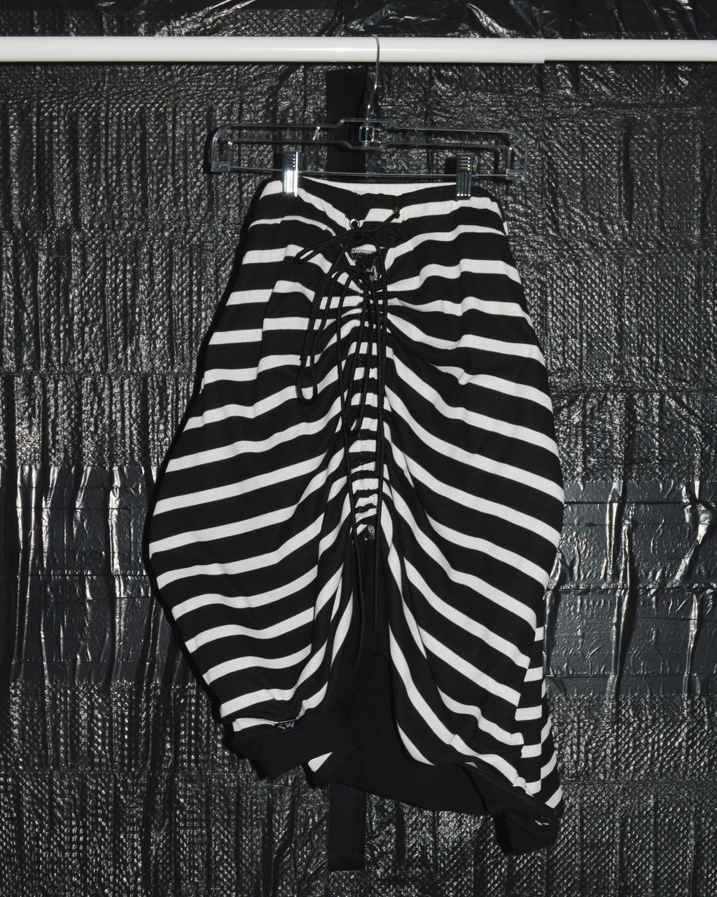 [Sample Sale] Crumple Maxi Skirt - Stripe