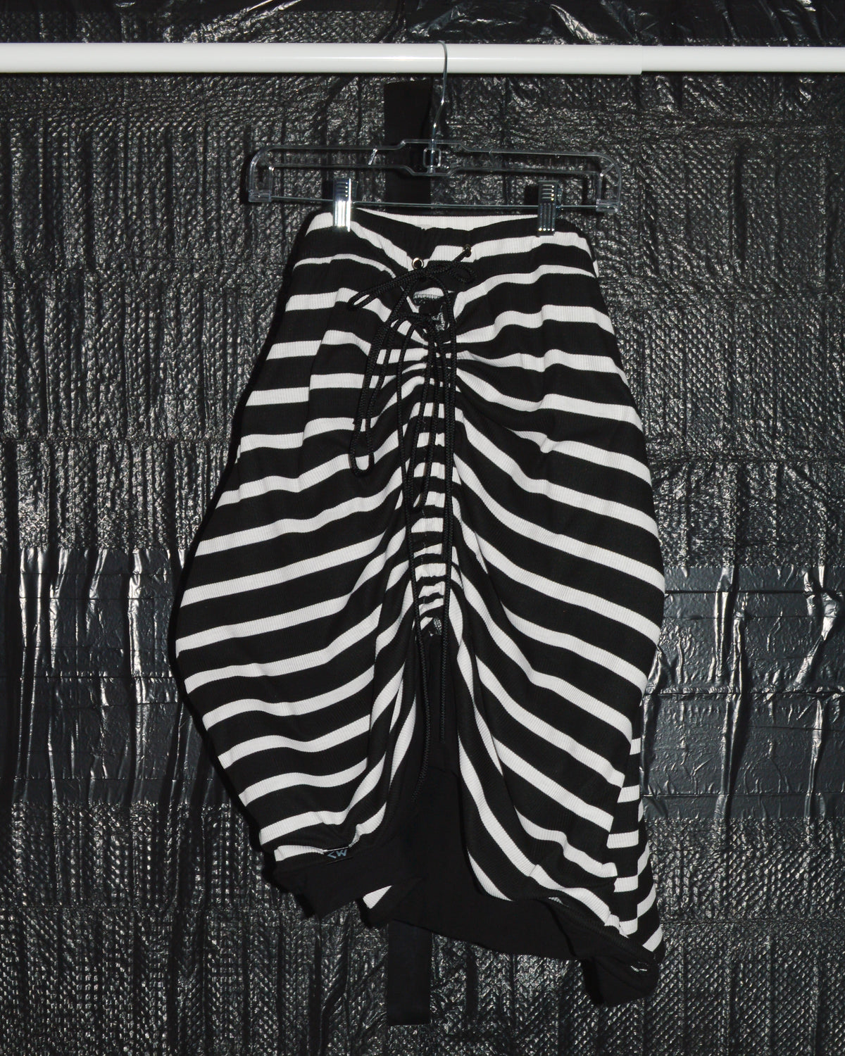 [Sample Sale] Crumple Maxi Skirt - Stripe