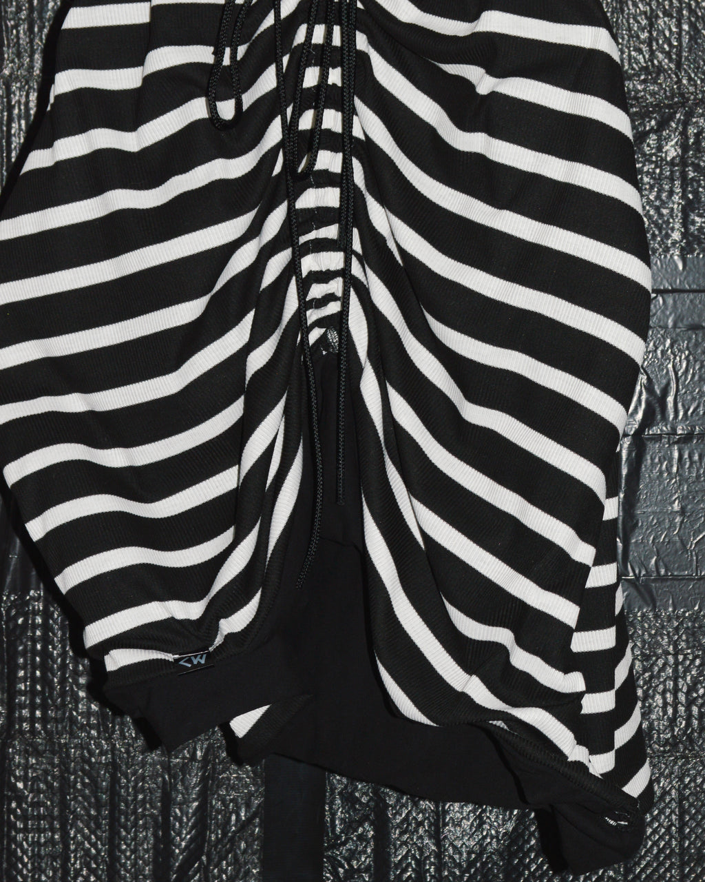 [Sample Sale] Crumple Maxi Skirt - Stripe