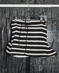 [Sample Sale] Crumple Mini Skirt - Stripe
