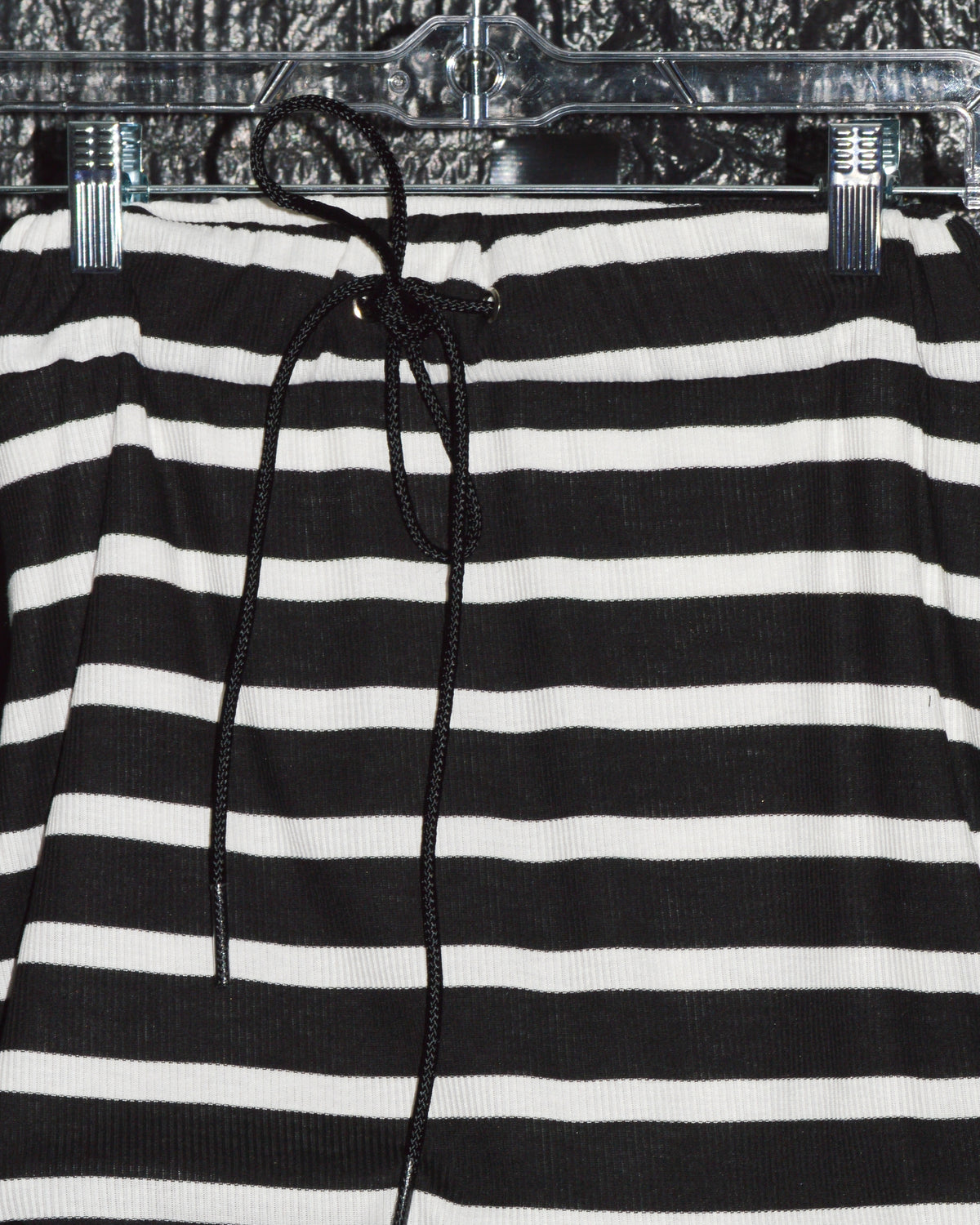 [Sample Sale] Crumple Mini Skirt - Stripe