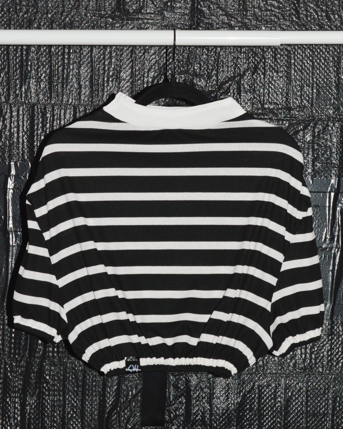 [Sample Sale] Drop-Shoulder Scrunch Tee - Stripe
