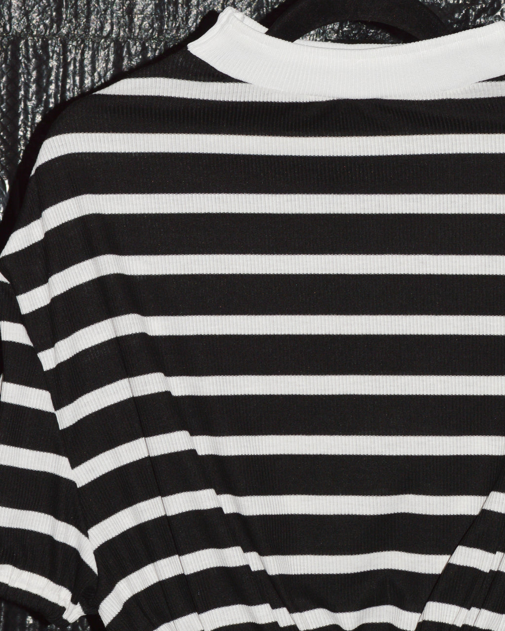 [Sample Sale] Drop-Shoulder Scrunch Tee - Stripe