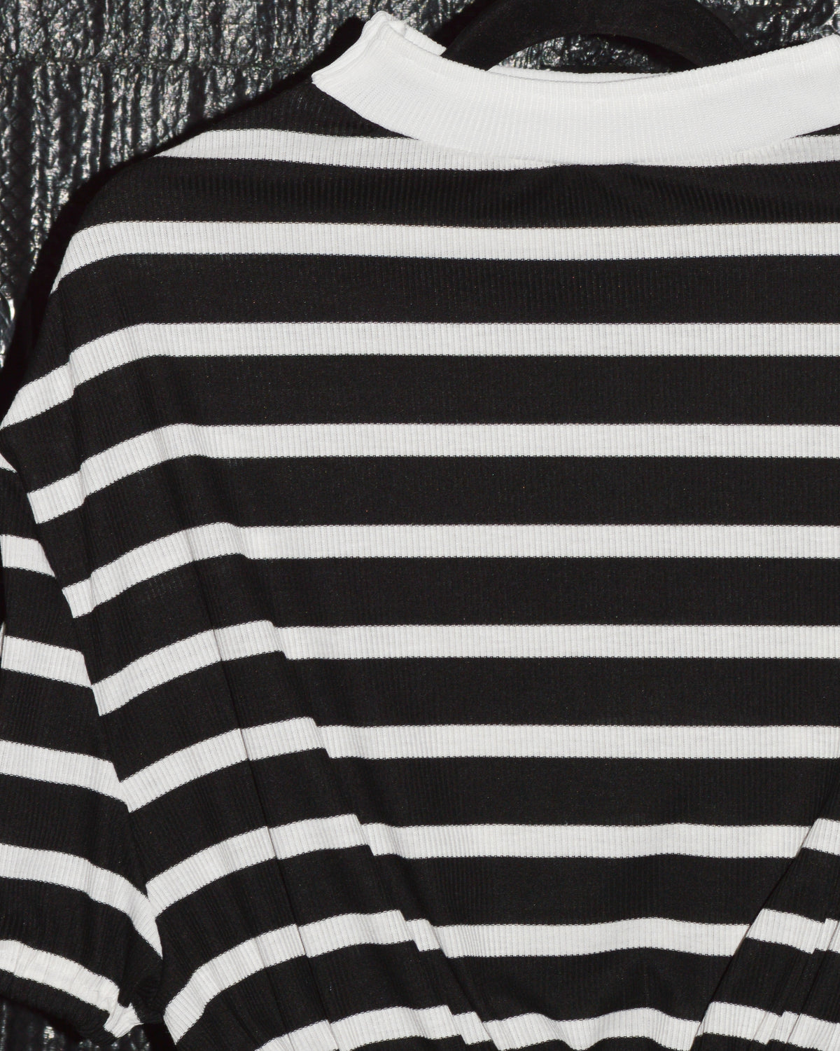 [Sample Sale] Drop-Shoulder Scrunch Tee - Stripe