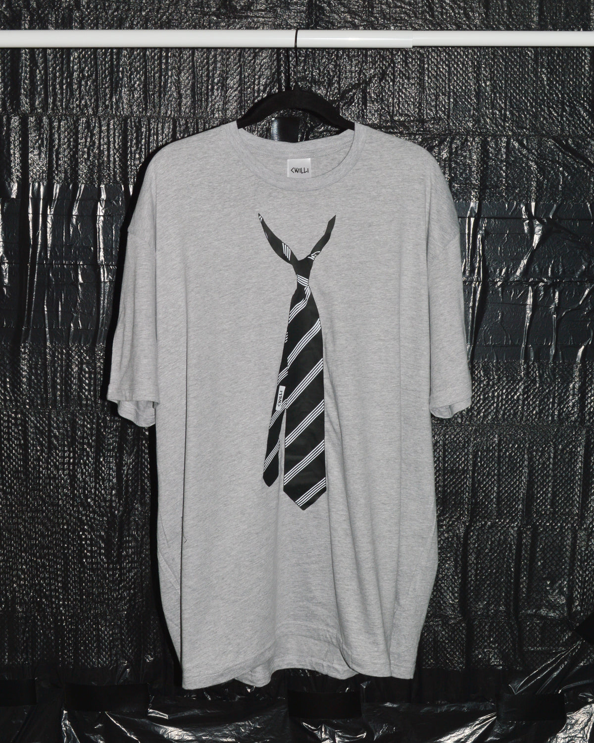 [Sample Sale] Tie T-Shirt - Grey (2XL)