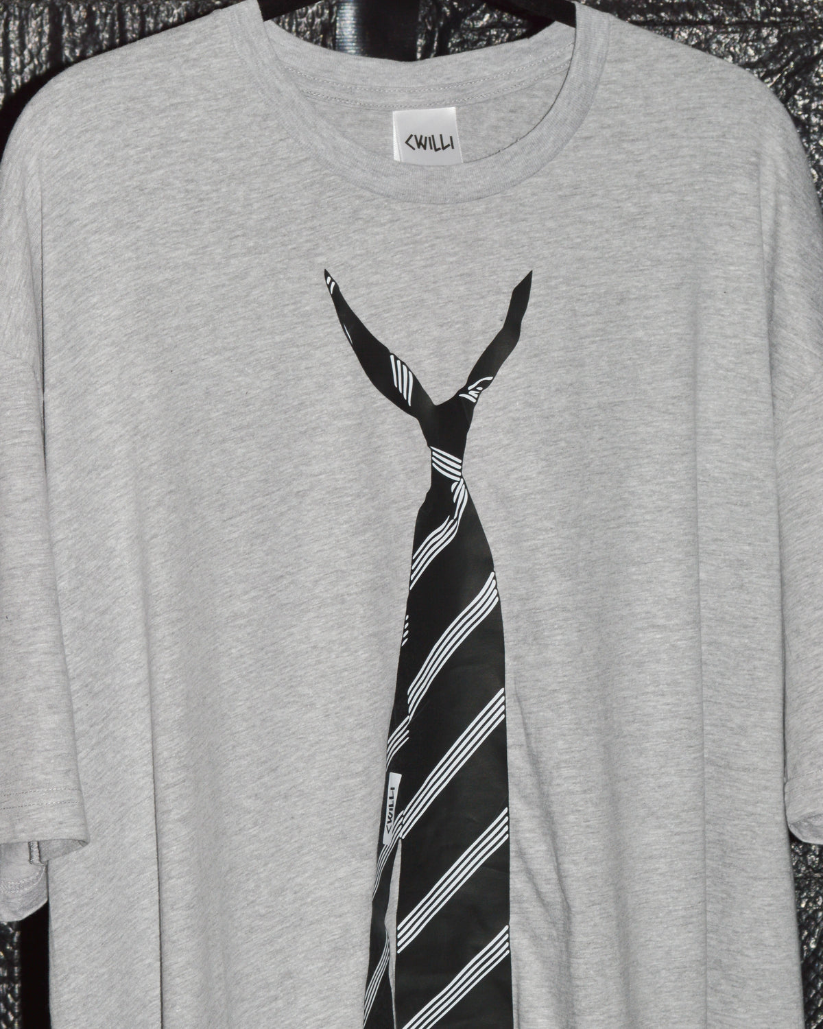 [Sample Sale] Tie T-Shirt - Grey (2XL)