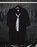 [Sample Sale] Tie T-Shirt - Black (3XL)